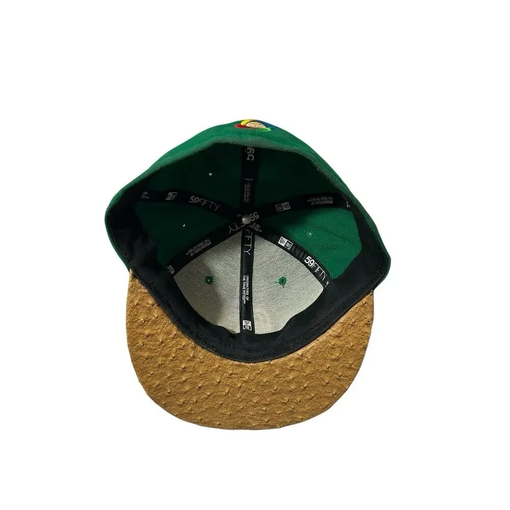 New Era Mexico World Baseball Classic 59Fifty Faux Ostrich Brim HAT 7 3/8 Fitted